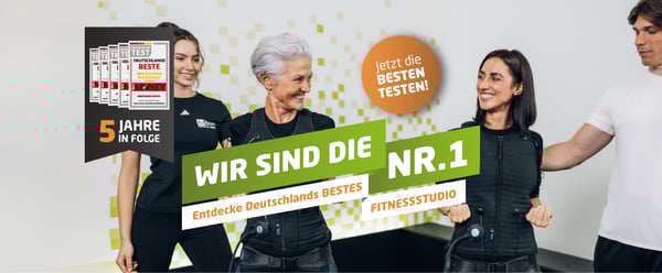 Zum 5. Mal in Folge: “Deutschlands bestes Fitnessstudio 2024”